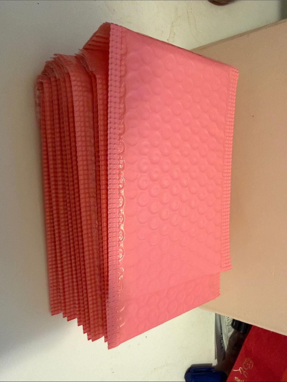 Pink Bubble Mailers - Protective Shipping Envelopes x10